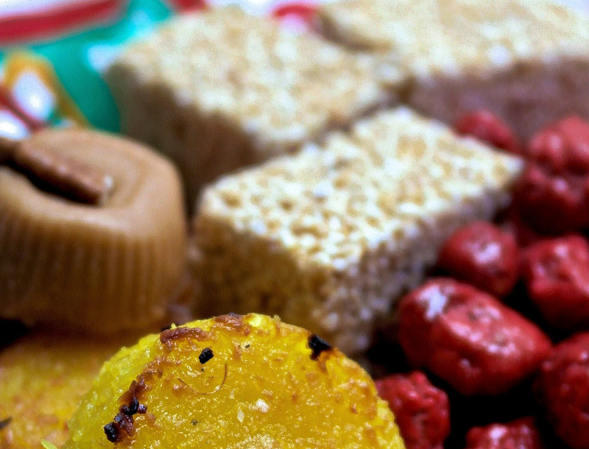 Bonbons mexicains de différentes formes, couleurs et tailles.