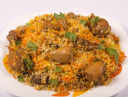 Un briani de poulet.