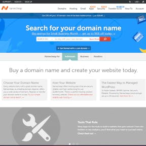 See if the web domain name is available.