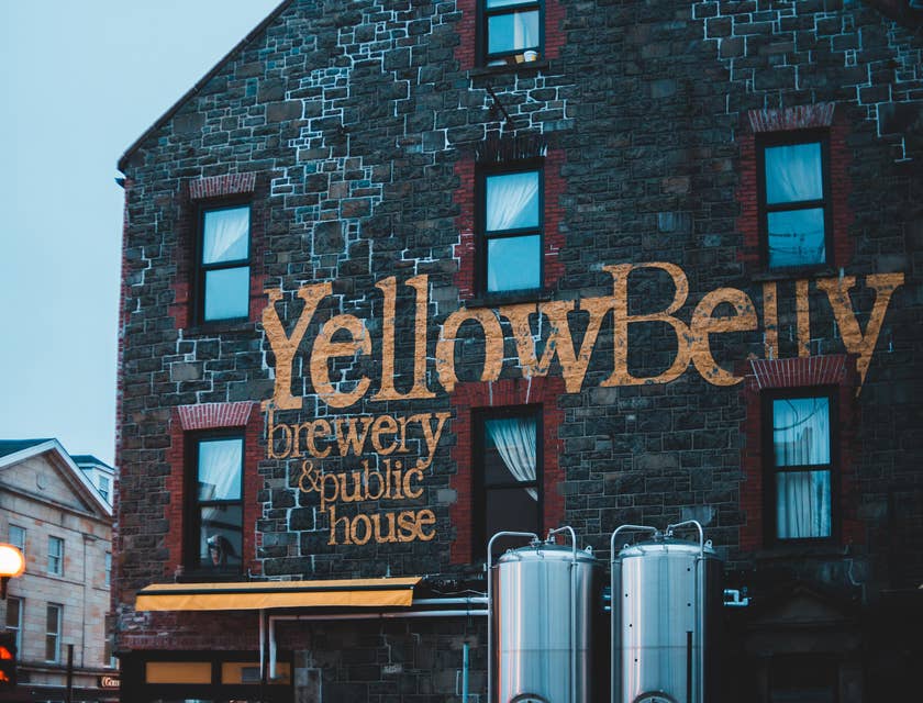 Um brewpub chamado YellowBelly.