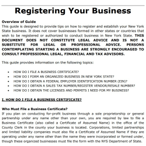 How to Register a Business Name