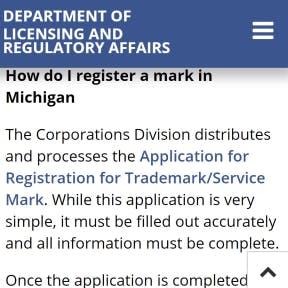 Consider trademarking your business name.