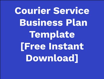 courier company business plan pdf