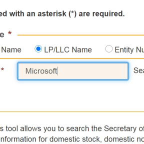 Go to your state's LLC registry website.