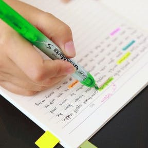 Highlight your favorite ideas as you go.