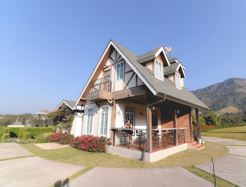 Una casa de una empresa de cuidadores de casas.