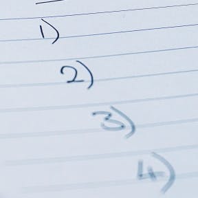 Create a shortlist.