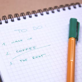 Read through your list again.