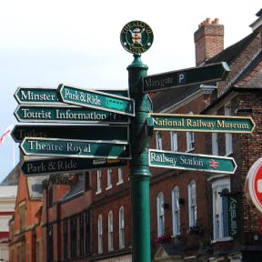Consider your street name if you’ve got a location.