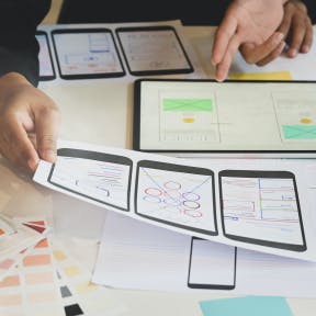 Brainstorm your products or mission.
