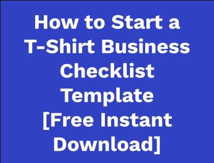 T-Shirt Business Checklist