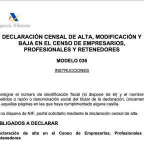 Alta en IAE.