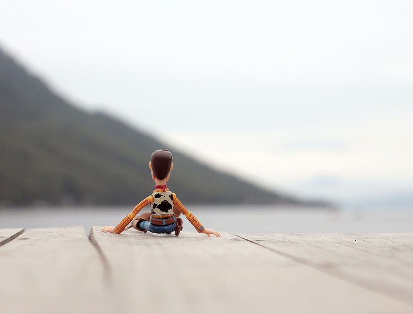 Woody figure from Toys Story.
