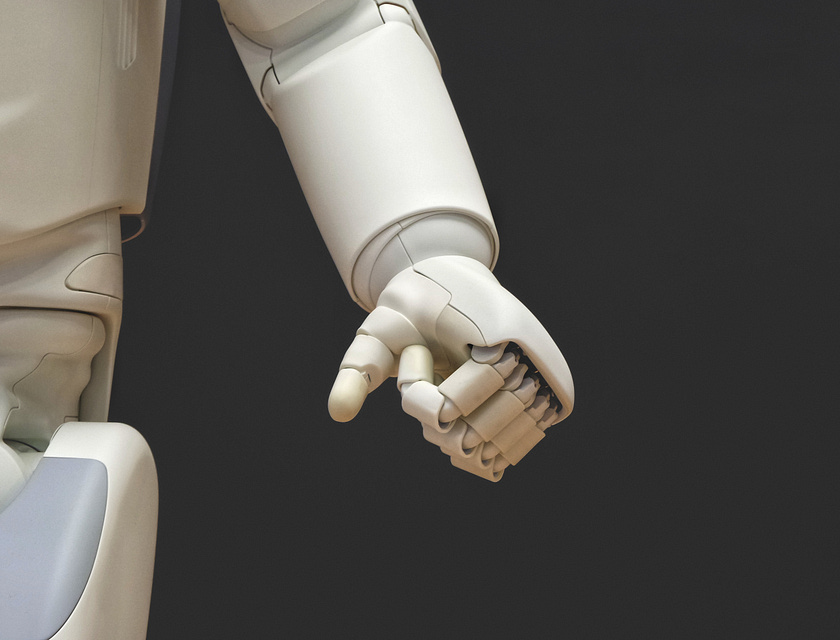 Robô de inteligência artificial.