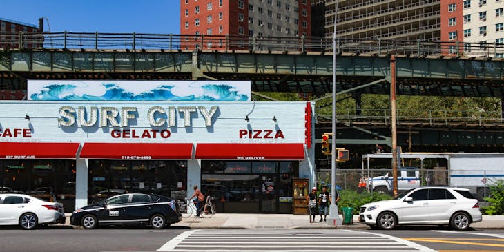 A beachy business out in Coney Island.