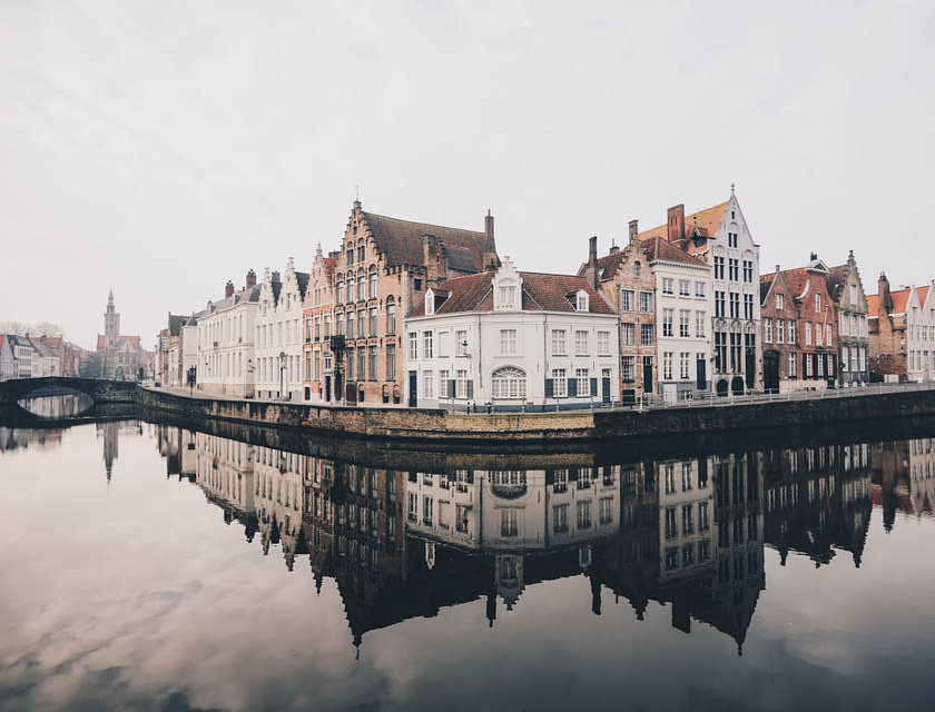 Vista di Bruge in Belgio.