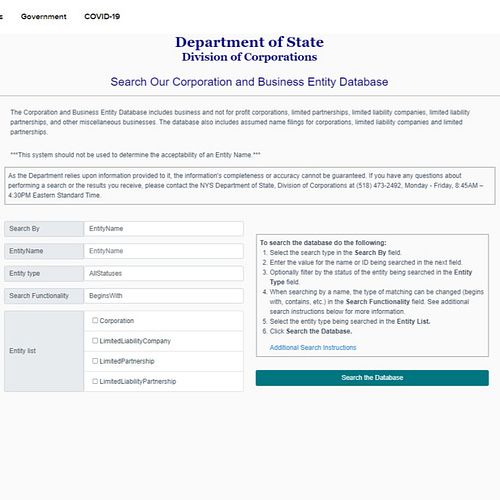 Cómo hacer una búsqueda de empresas en Nueva York: