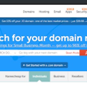 Ve si el nombre del dominio web está disponible.