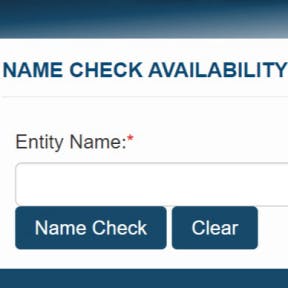 Check name availability.