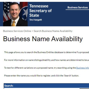 Name your business.