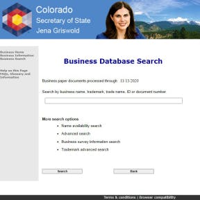 Visita el sitio web de la Secretaría de Estado de Colorado (SOS).