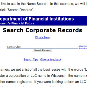 Name your business.