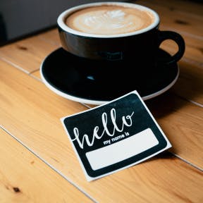 Consider your own name.
