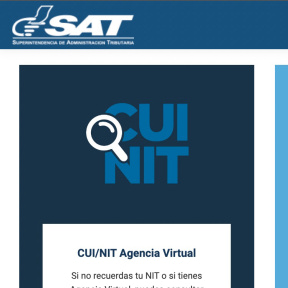 Crea un usuario de Agencia Virtual de la SAT.