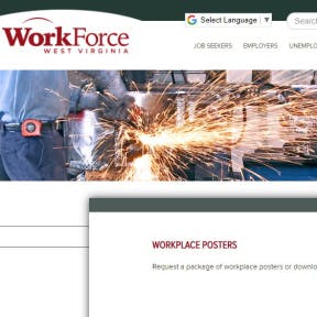 Display mandatory workplace posters.