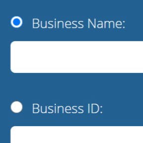 Enter your business name.