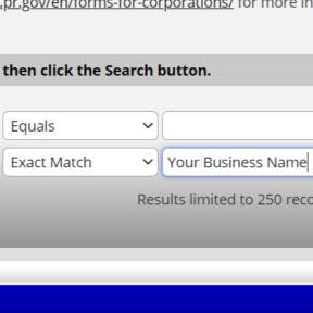 Use the online tool to search your business name.