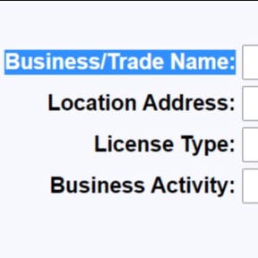 Ingresa el nombre de tu empresa en la herramienta de búsqueda.