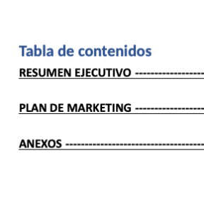 Escribe un resumen ejecutivo.