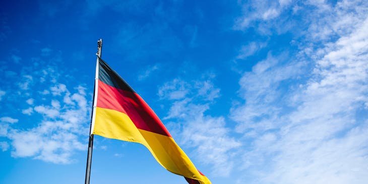 German flag.