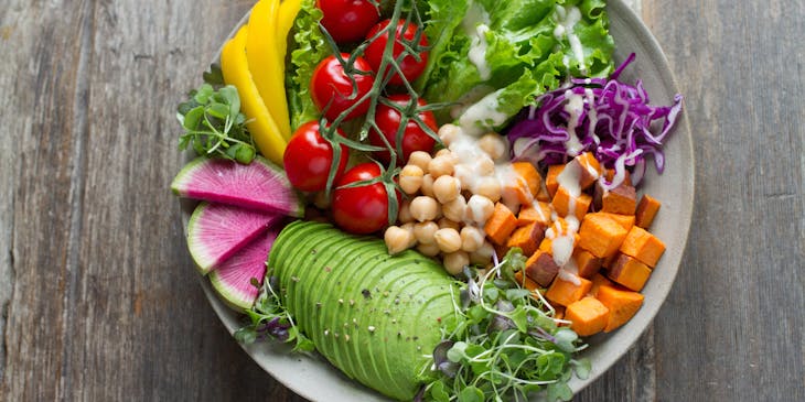 A gluten-free bowl at a gluten-free restaurant.
