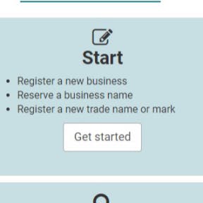 Reserve your business name.