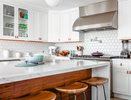 Decoração de uma cozinha.