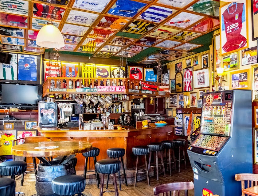 empty sports bar