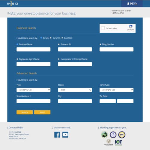 How to Do an Indiana Business Search: