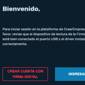 Inscripción de la empresa.