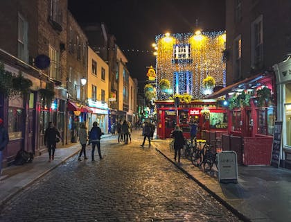 Uno scorcio della città di Dublino in Irlanda.