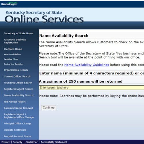 How to Do a Kentucky Business Search: