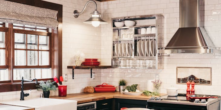 decorated kitchen