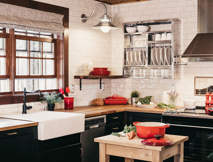 decorated kitchen