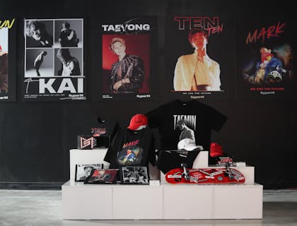 A business selling K-pop merchandise.