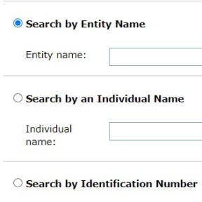 Search for your chosen business name.