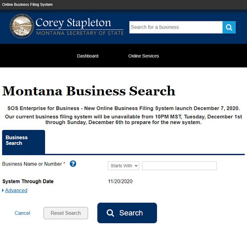How to Do a Montana Business Search:
