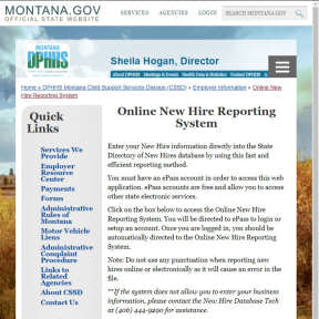 Report all new and rehired employees to the State.
