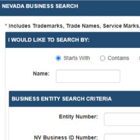 Enter your business name in the search bar.