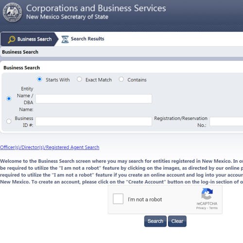 How to Do a New Mexico Business Search: